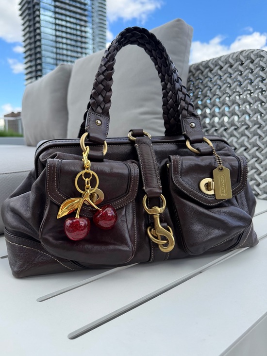 Coach Handbags - Vintage Coach Legacy Brown Leather Daphne Shoulder Bag